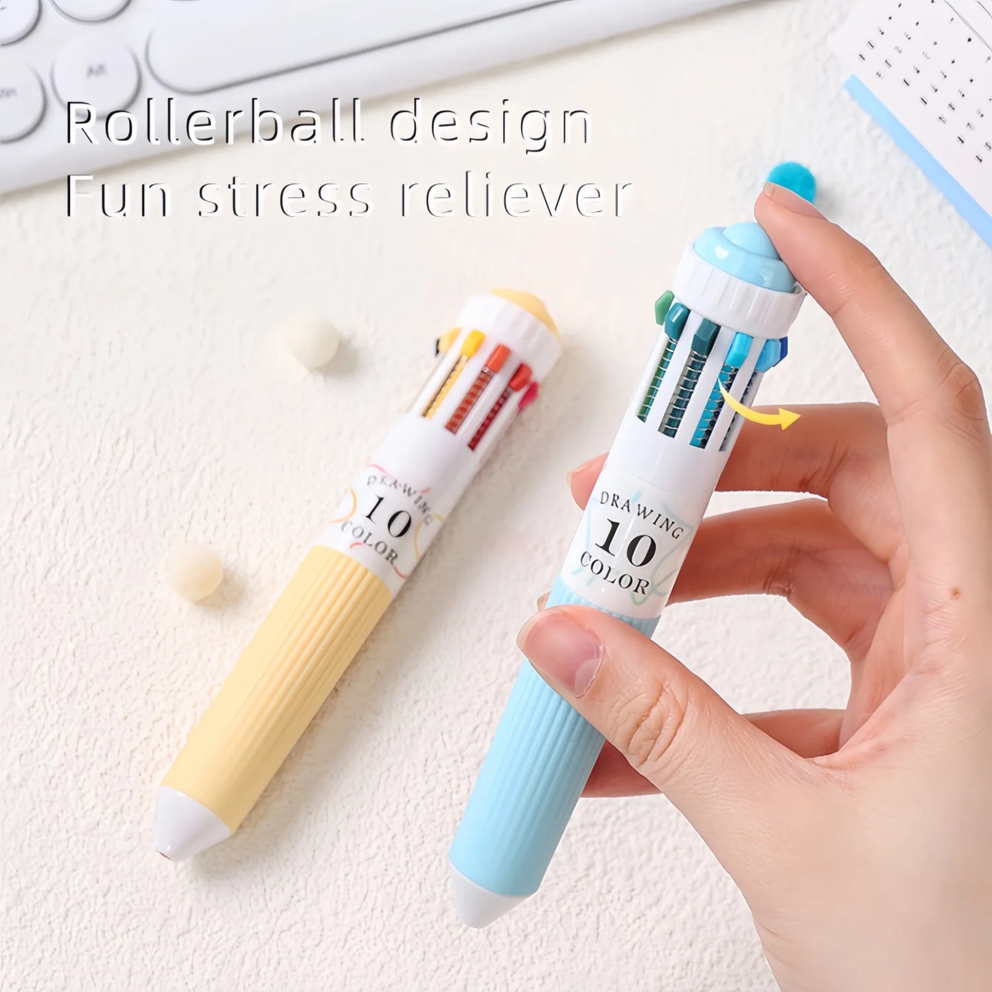 28 Colors Multicolor Ballpoint Pen Set