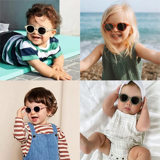 Frosted Round Outdoor Sun Protection Sunglasses