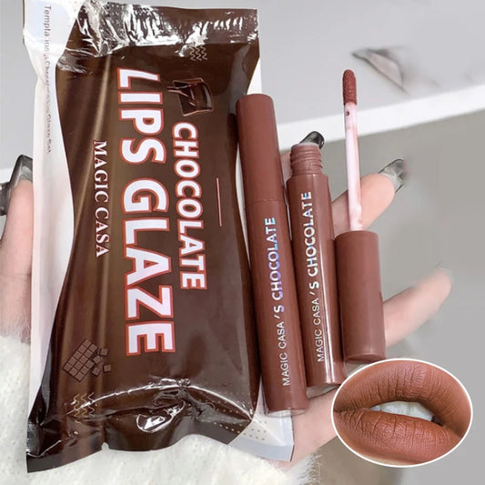 Chocolate five lip glaze set Mist matte lipstick