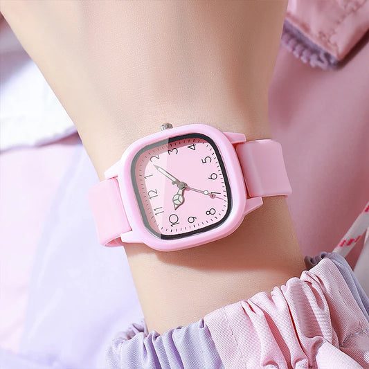 1/3/10PCS Silicone Band Quartz Watches Set
