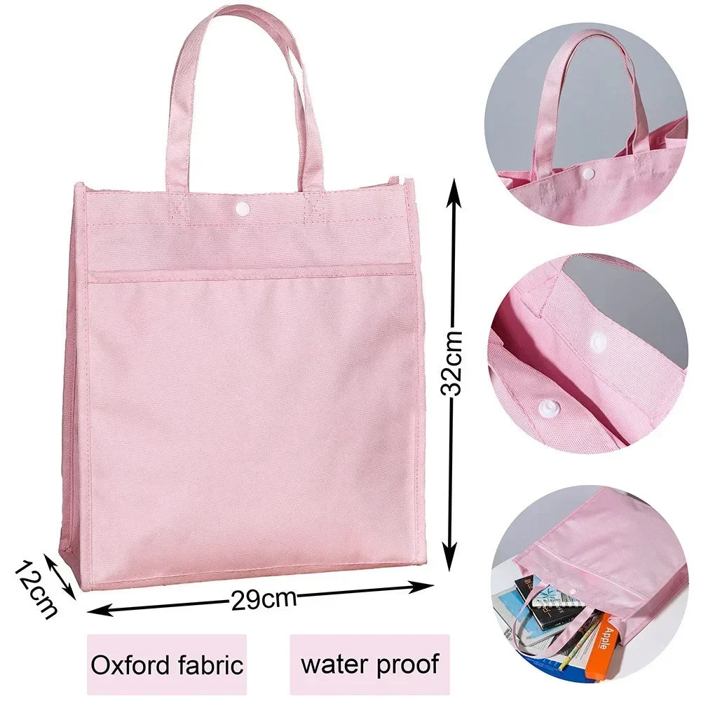 Kids Library Tote Bags Homeschool Cute Custom for Kids