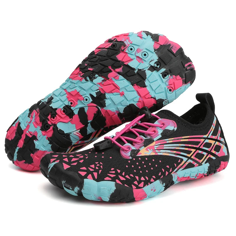 Unisex River Tracing Water Beach Sneakers