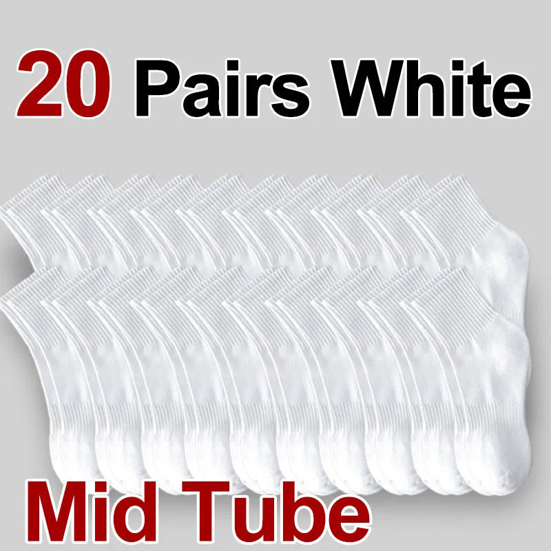 5/10/20 Pairs Round Neck Socks