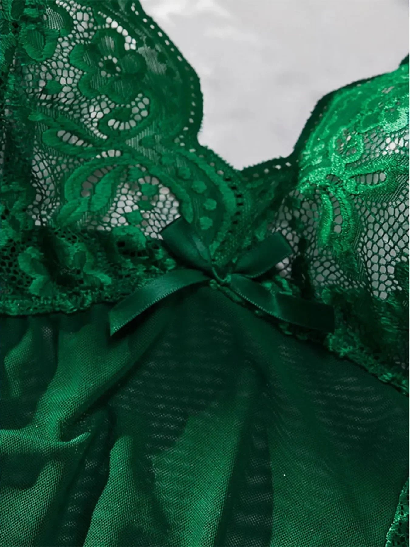 Semi-transparent Night Dress Lingerie