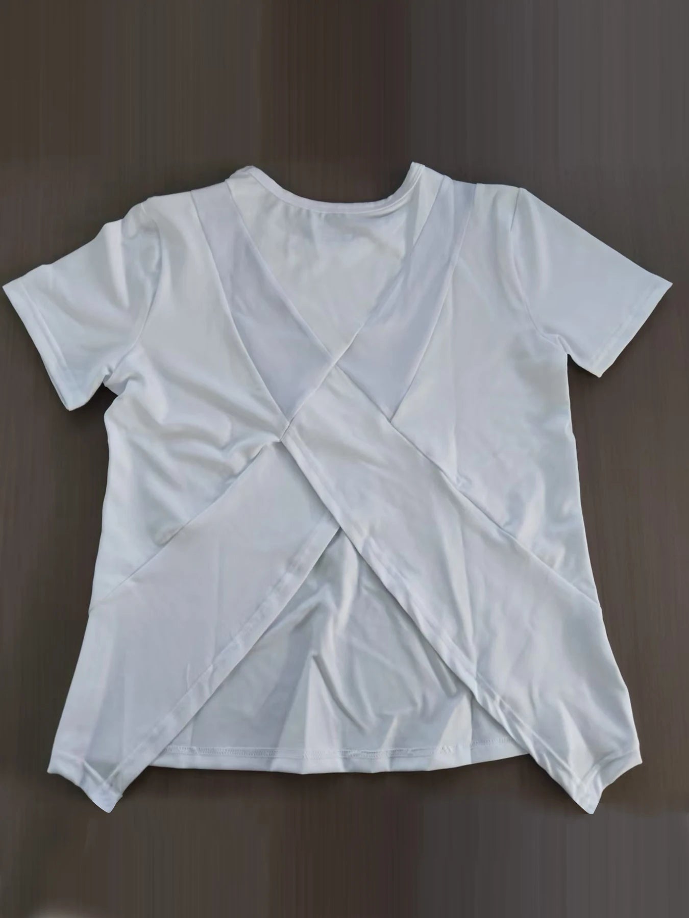 Yoga outfit sports fitness short sleeved T-shirt
