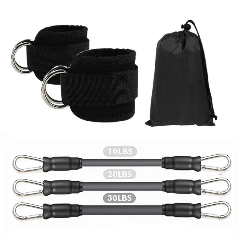 Ankle Straps Resistance Bands Set Fitness
