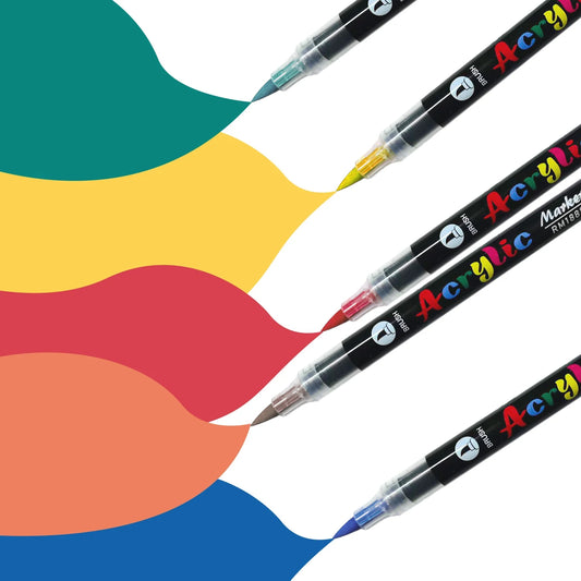 12/24/36/48/60 Colors Acrylic Paint Pens Markers