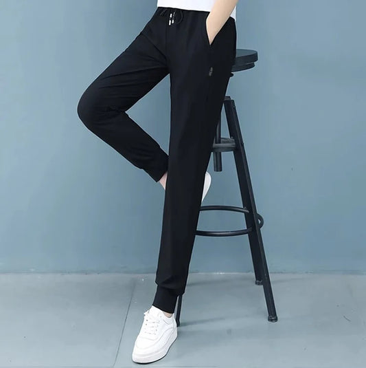 Ice silk thin straight leg Pans