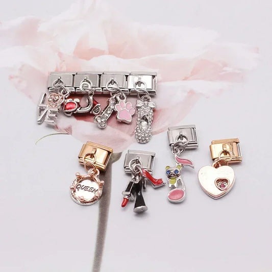 Pulsera DANA Corazón Romántico con Diseño de Perro