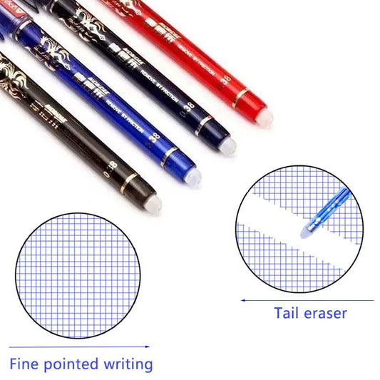 12Pcs/23Pcs/34Pcs/60Pcs Erasable Gel Pen Set