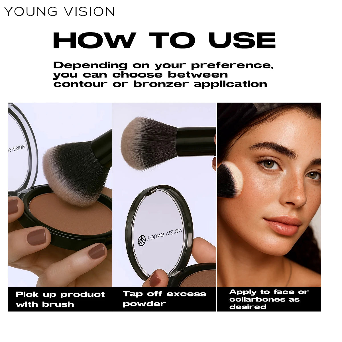 Silky Matte Bronzer Setting Makeup Contour