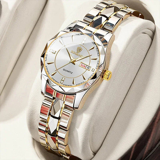 Luxury Quartz Luminous Stainless Watch