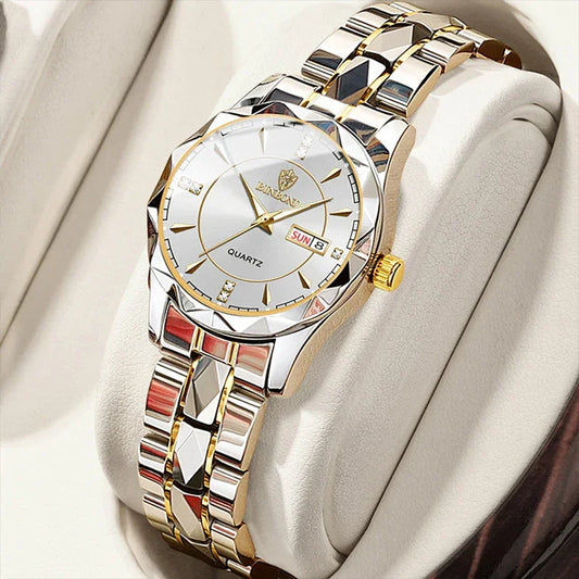 Luxury Quartz Luminous Stainless Watch