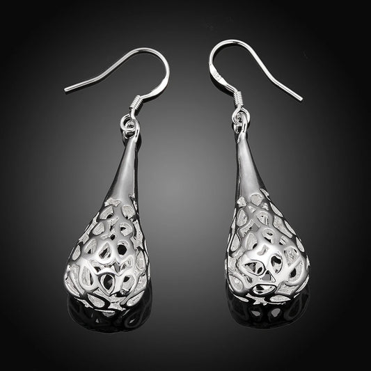 925 Sterling Silver water drop Earring