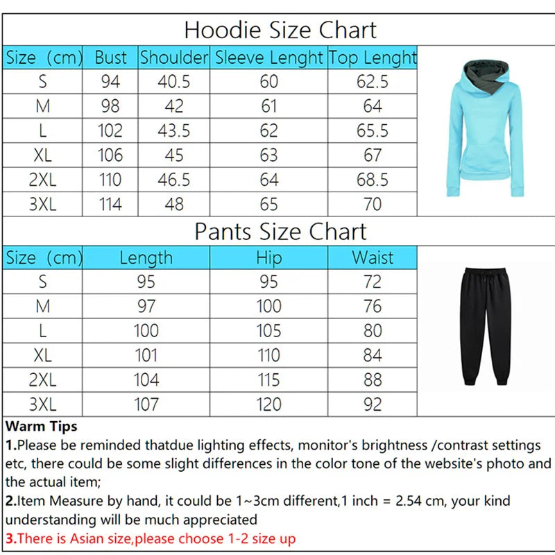 Tracksuit Casual Sweatpants Sports Long Sleeve Pullover
