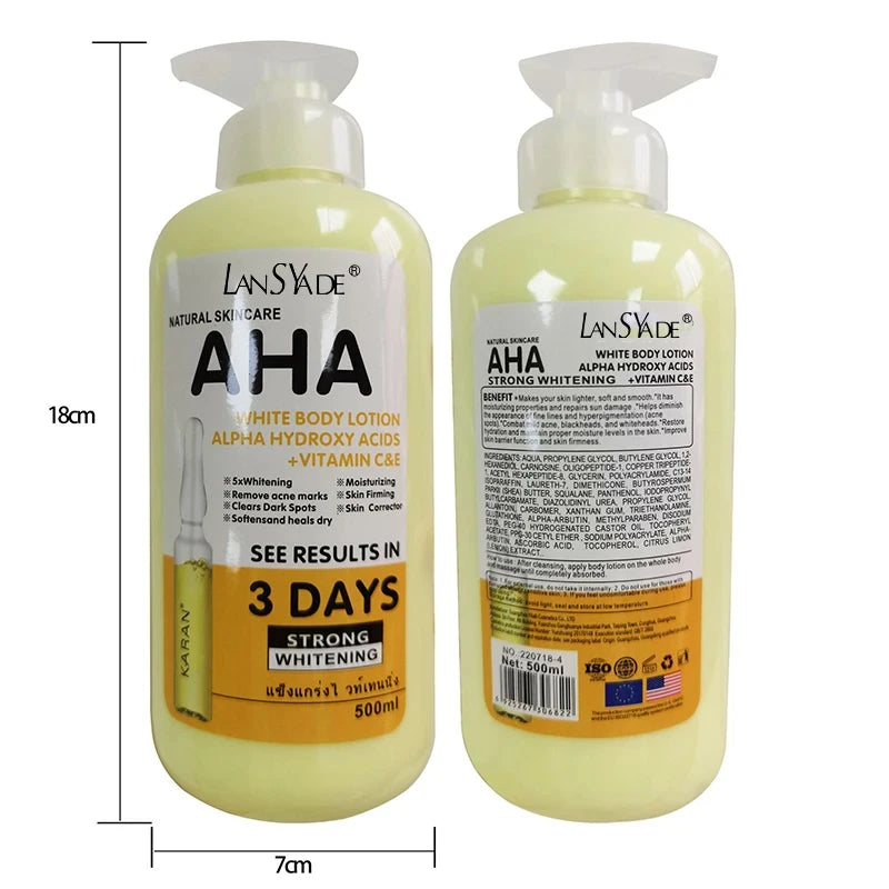 500ml Whitening Body Remove Acne Marks Skin Care