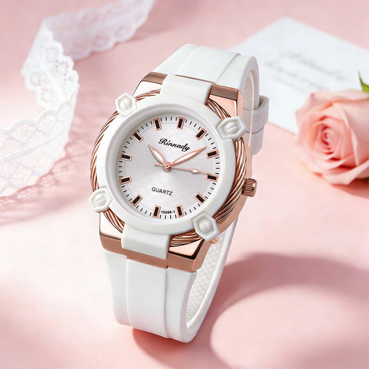Temperament Casual Silicone Quartz Watches