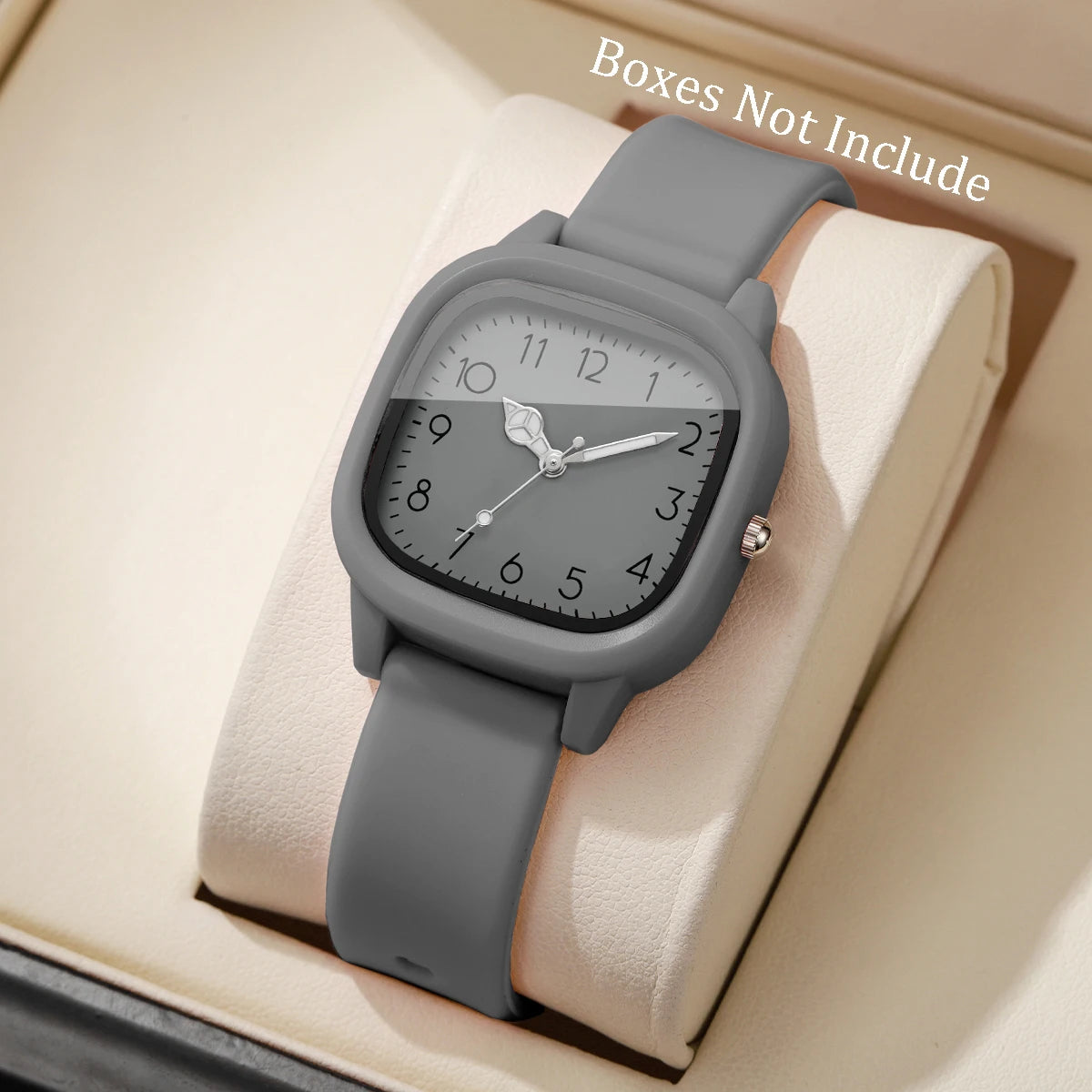 1/3/10PCS Silicone Band Quartz Watches Set