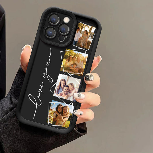 Custom Multiple Photo Phone Case for iPhone Pro Max TPU Cover