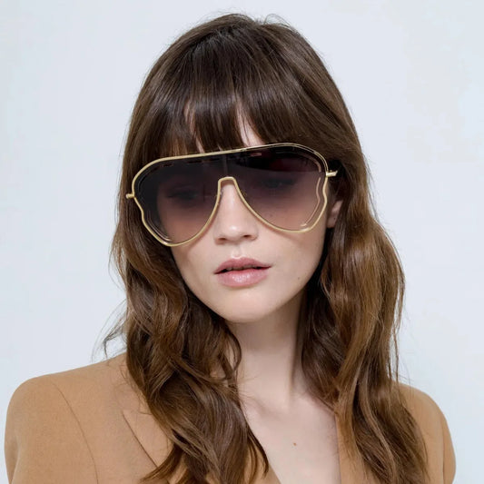 Vintage Round Circular Pilot Sunglasses