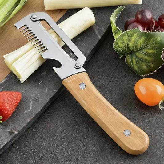 Paring Knife Ergonomic Wood Handle Stainless Steel