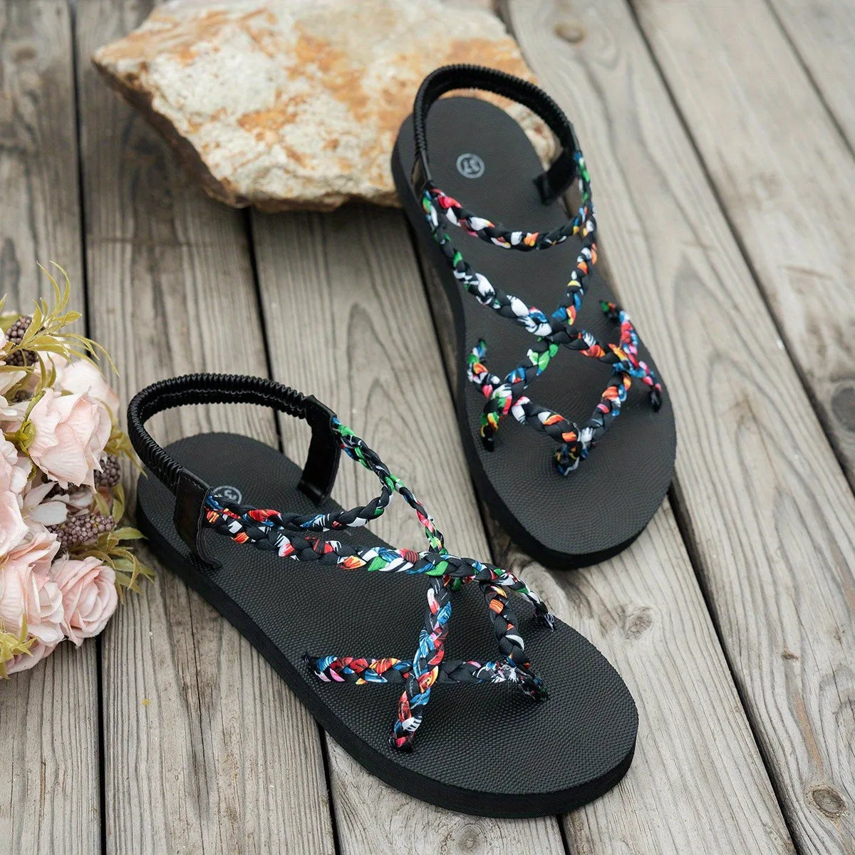 Large Size Round Head Fish Mouth Sandals