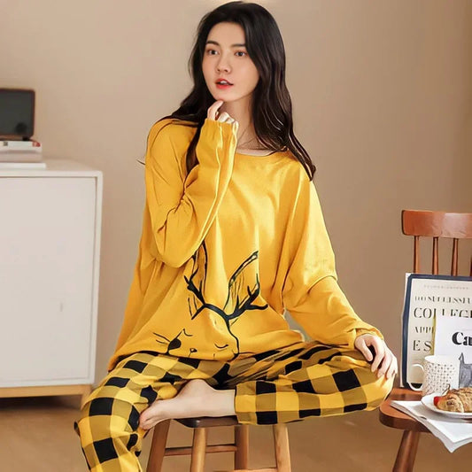 Long-Sleeved Homewear Pyjama Set