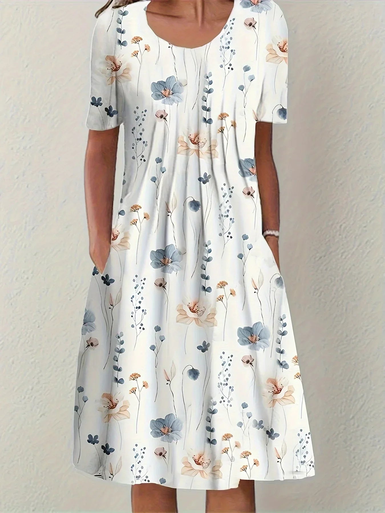 Elegant Loose Casual Dress