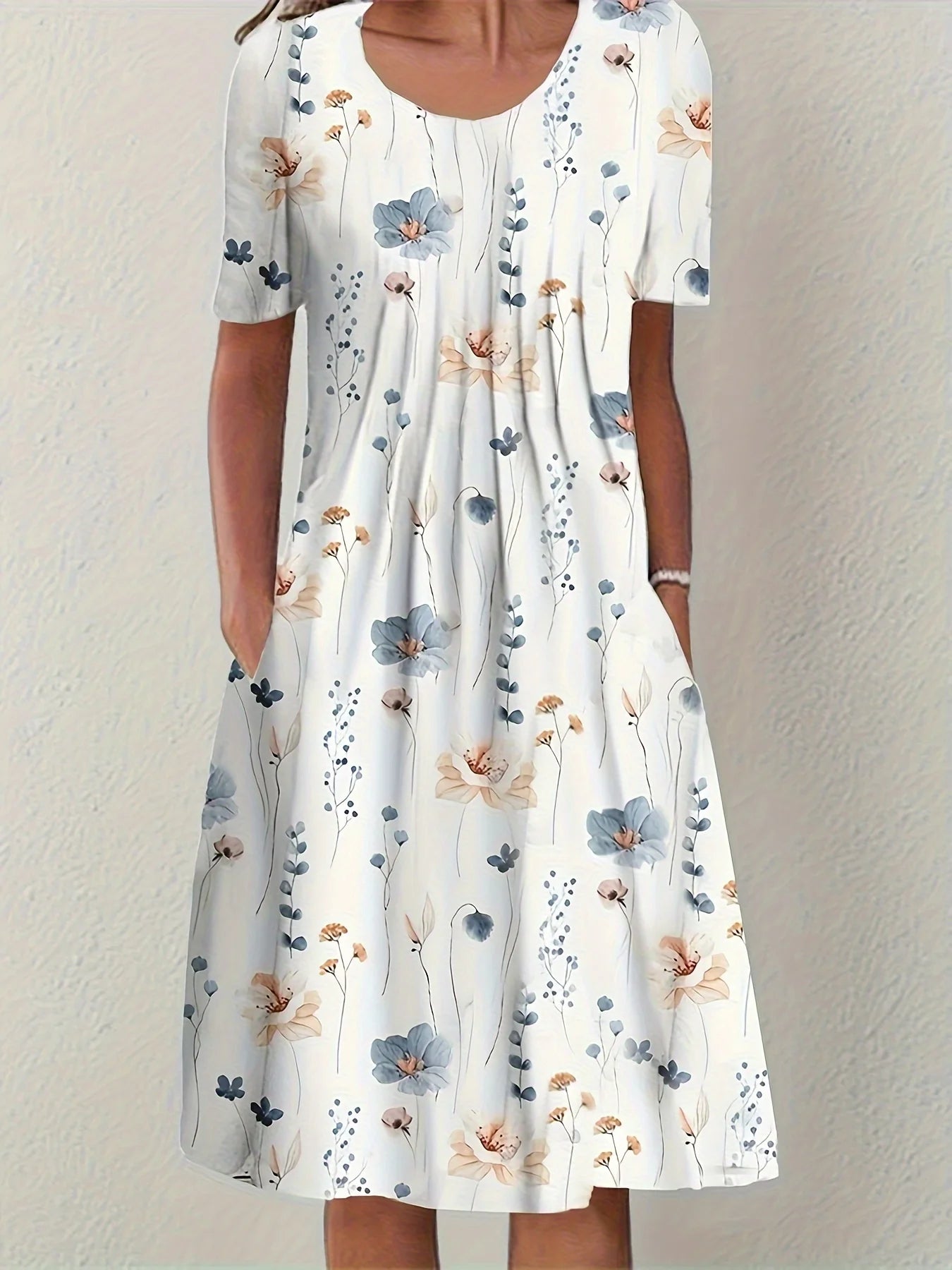 Plus Size Elegant Loose Casual Dress