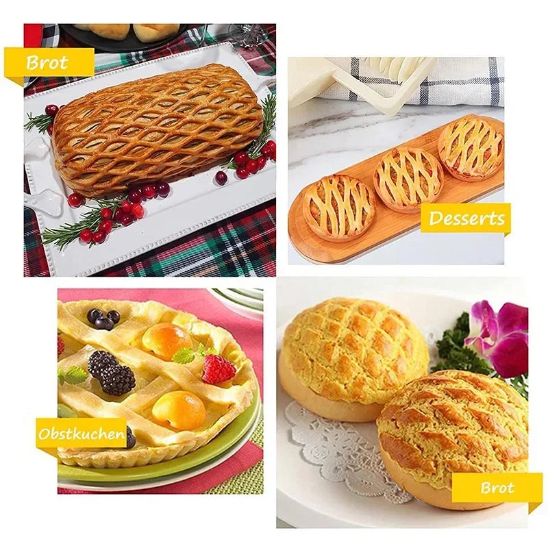 Plastic Lattice Roller Cutter Dough Cutter