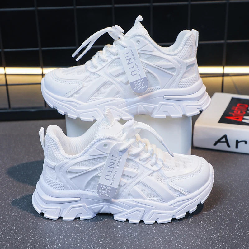Casual Mesh Platform Tennis Sneaker