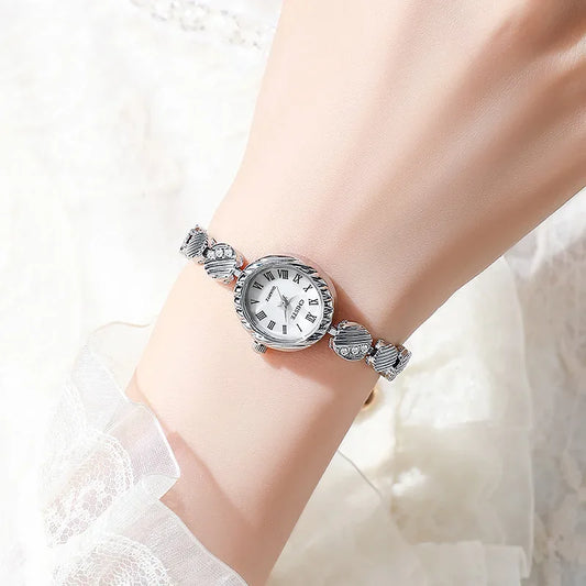 Luxury Crystal Elegant Gold Silver Watches