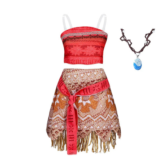 Cartoon Costume Cosplay Moana Halloween