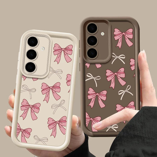 Bow Tie Silicone Case For Samsung Galaxy Cover