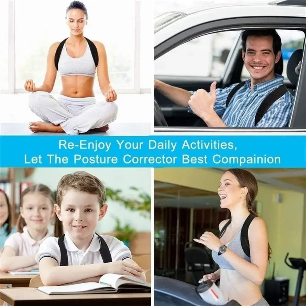 Adjustable Back Shoulder Posture Corrector Belt