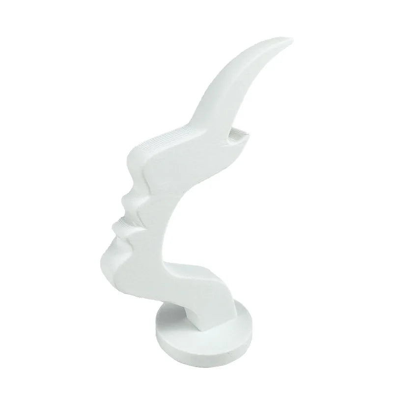 Minimalist Human Profile Eyeglass Holder 3D Printed