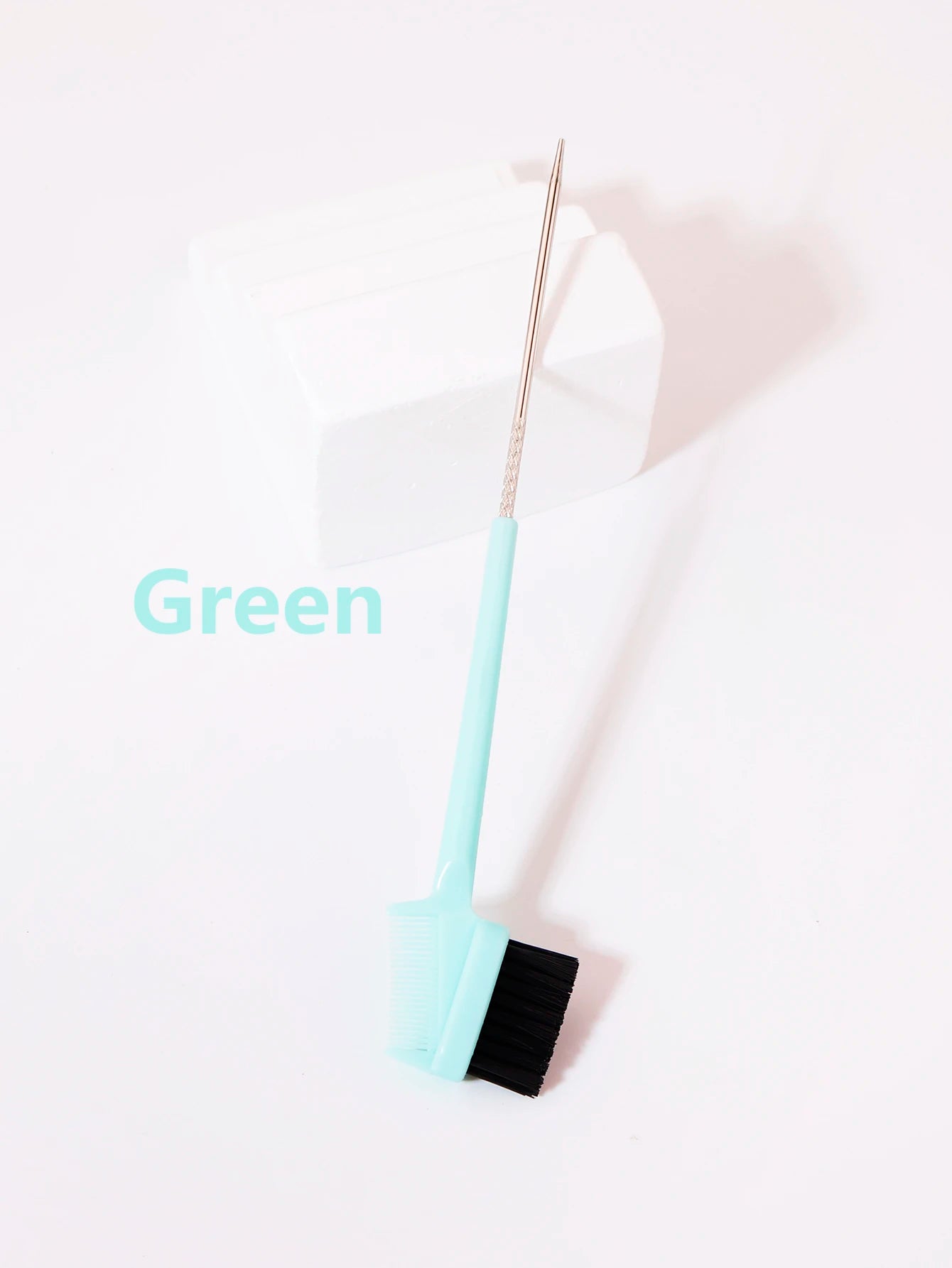 Double sided hair edge brush