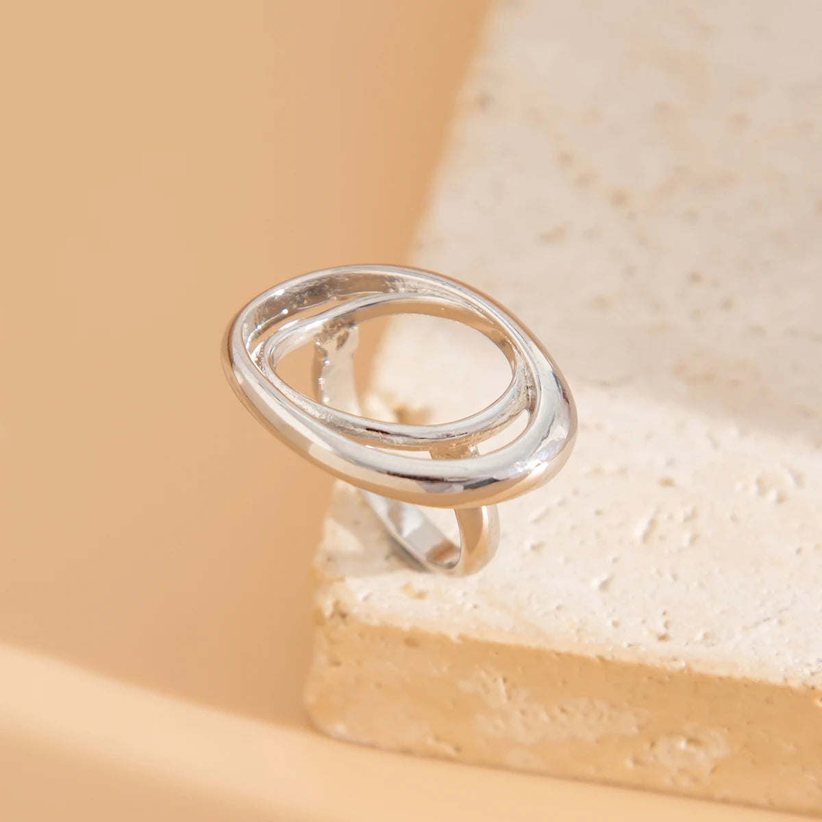 DANA Metal Butterfly Flowers Ring