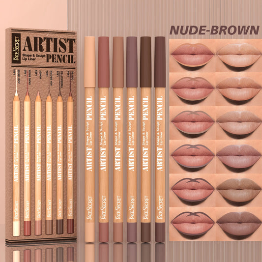 Matte Lip Liner Pencils Set
