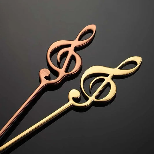 Stainless Steel Coffee Stirring Musical Note Spoon