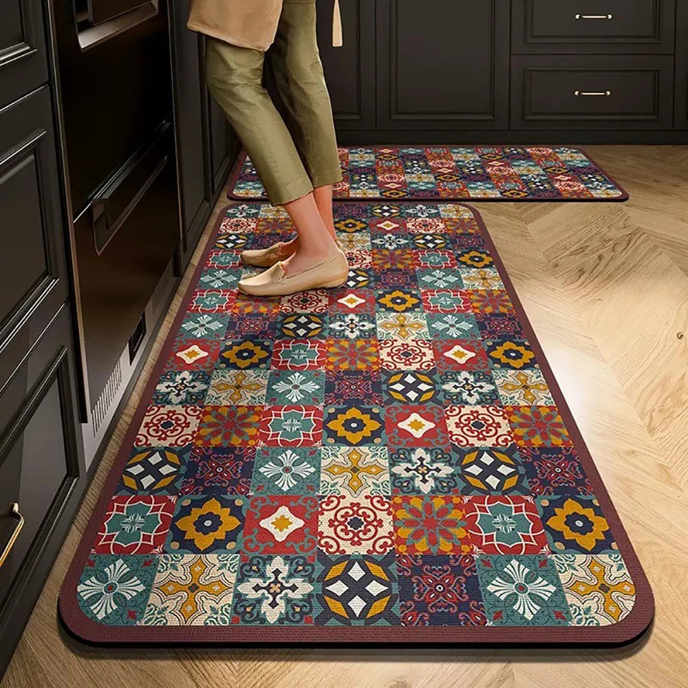 Non-slip Long Rugs Crystal Velvet Carpet