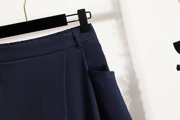 Plus Size High Waist Irregular Mid Long Big Size Skirts