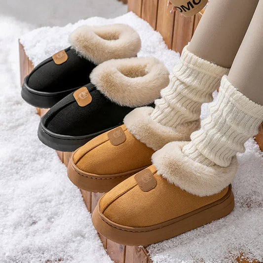 Thick Sole Soft Snow Boots Slipper