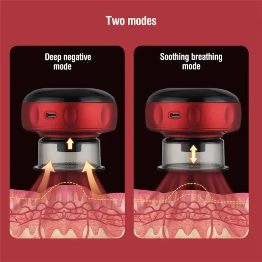Rechargeable Electric Vacuum Cupping Set