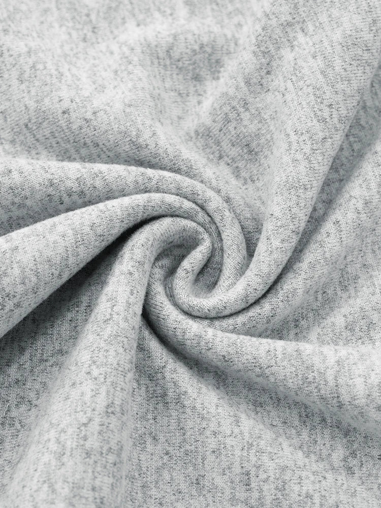 Conjunto casual diario con cuello en U y espalda descubierta