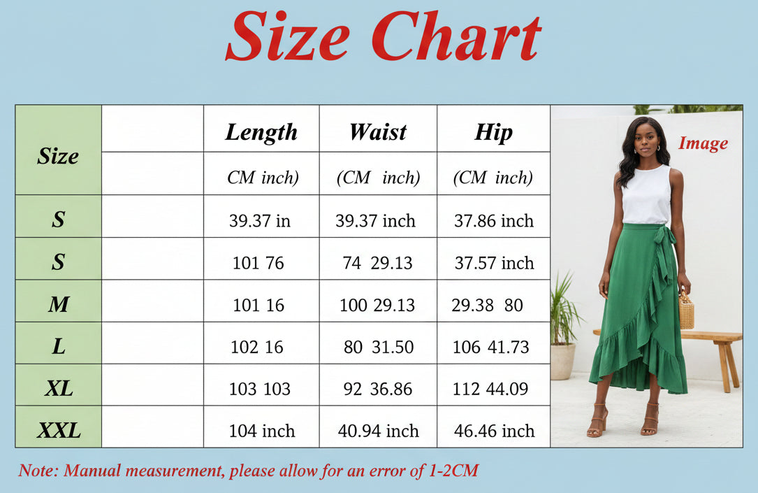 Elegant Solid High Waist Mermaid Ruffle Long Maxi Skirt