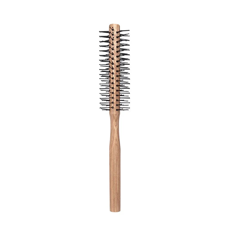 1 wooden handle curling brush