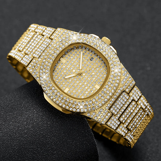 Full Diamond Stainless Steel Watches
