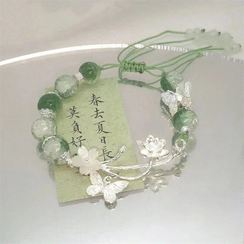 Lotus Butterfly Beaded Bracelets