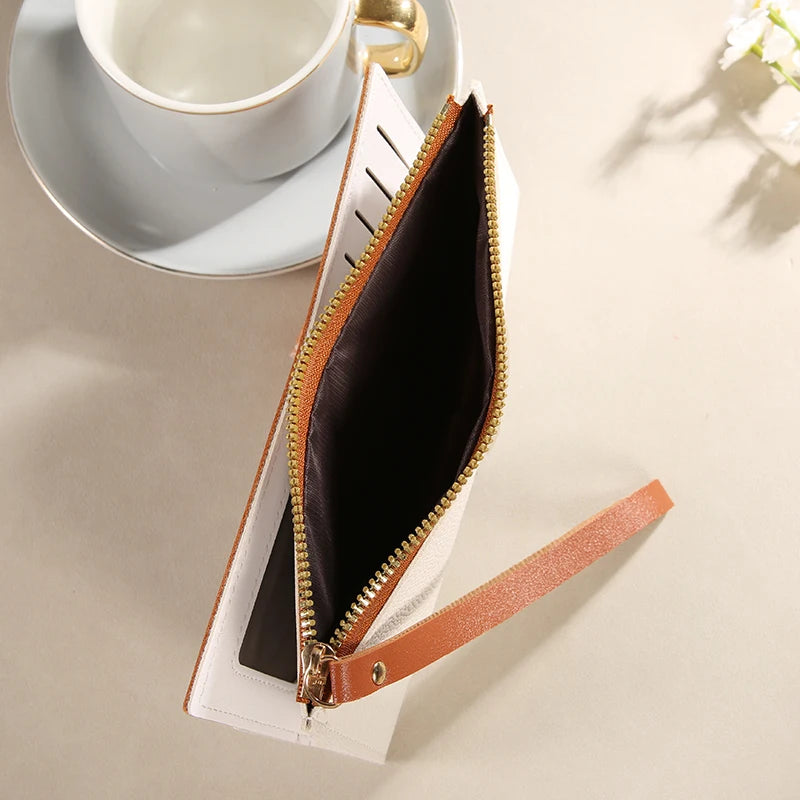 Long tassel multi-card holder Wallet